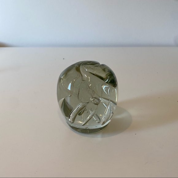Vintage Scupltural Glass Hand Blown Paperweight - Picture 6 of 9